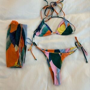 Colorful Abstract Bikini Set
